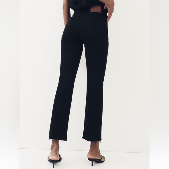 NEW HIGH-WAISTED CROPPED SLIM FIT JEANS - Picture 4 of 11
